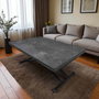 Hanah Home Mesa de Comedor Extensible Antracita y Negro